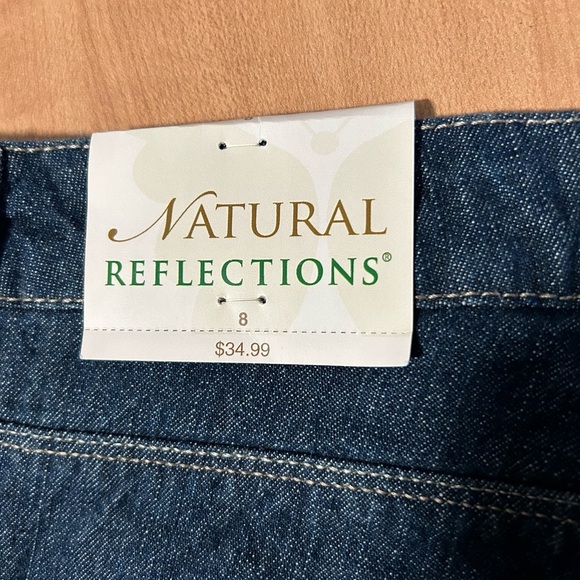 New Natural reflections lined blue jeans womans size 8 - Picture 6 of 8
